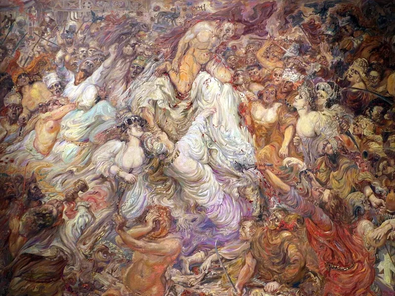 1867-Henry de Groux - la morte di andronico, 1926